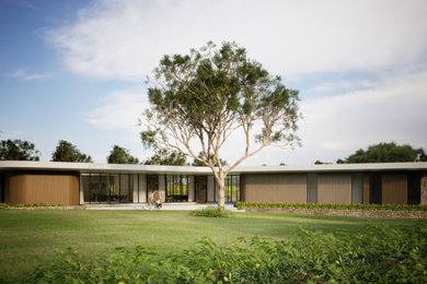 Photo of a contemporary exterior in Brisbane.