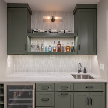 Family-Friendly Basement Remodel with Custom Features