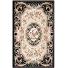 Safavieh Chelsea Hk48K Ivory, Black Area Rug, 3'0" X 6'0"