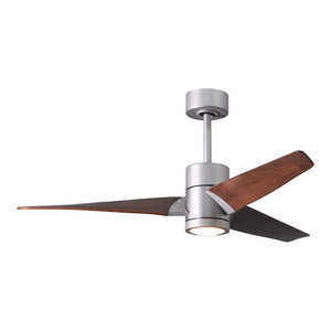 Pharos 20w Led Fan Gloss White 52 Maple Blades Contemporary