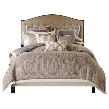 Madison Park Shades of Gray Comforter Set, Queen