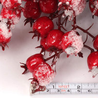 Christmas Berry Wreath 22" With Ice Front Door