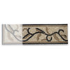 Marble Mosaic Border Listello Accent Tile Ivy Gold 5.9x13.4 Polished, 1 piece