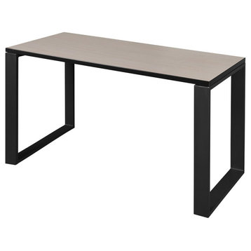 Structure 42" x 24" Training Table- Maple/Black