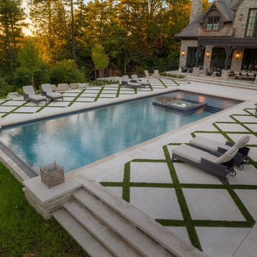 Geometric Concrete Pool Gallery