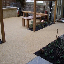 SEAMLESS DECORATIVE RESIN BOUND AGGREGATE SURFACING RESIN GRAVEL PAVING