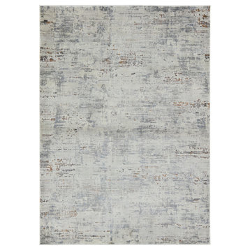 Jaipur Living Isola Abstract Gray/ Blue Area Rug 9'10"X12'