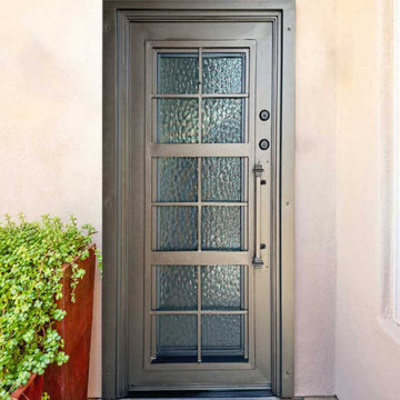 Modern Iron Entry Door