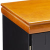 Hilo Sideboard Buffet Server Cabinet with Storage, Black