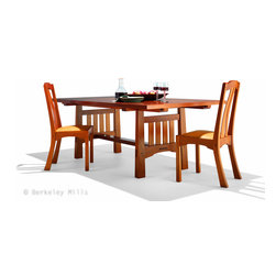 Arts & Crafts Dining Table with CloudLift side Chairs - Dining Tables