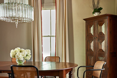 Cottage dining room photo in Charlotte