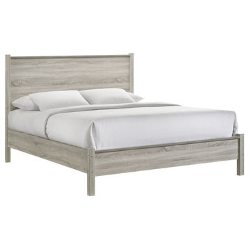 Picket House Furnishings Cohen Queen Panel Bed With Grey Finish B.4823.QBE