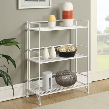 Xtra Storage 3 Tier Wide Folding Metal Shelf