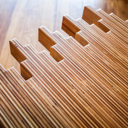 The Manufactory LLC - Plywood Strip Table - Side Tables And End Tables