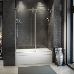 Fleurco Kinetik In-Line Tub KS 57"- 60" Door with Panel KS057 - Bath Products