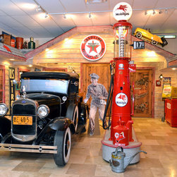 Man Cave - Come Visit Our Early Route 66 Texaco Station - OSR66 - Home Decor