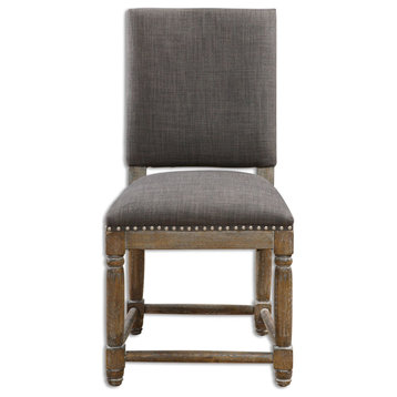 Uttermost 23215 Laurens Fabric Chair Designed by Matthew Williams - Weathered