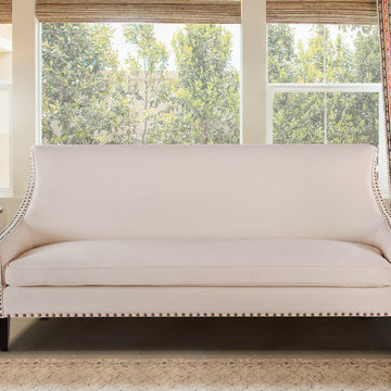 Florence Tight Back Sofa, Sky Neutral