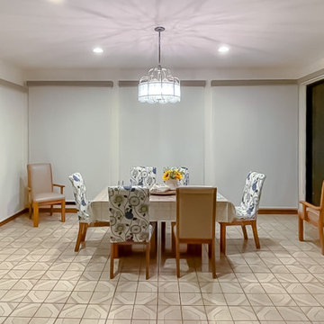 Solar Shades & Stationary Drapery for Ranchos Palos Verdes Client
