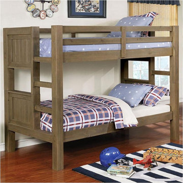 Cm-bk911 Furniture Of America Abigail Twin/twin Bunk Bed