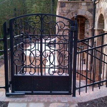 Wrought Iron garden gates