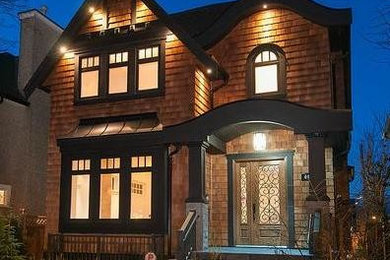 Example of a classic exterior home design in Vancouver