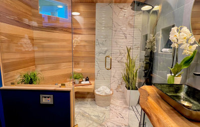 Bathroom of the Week: Stylish Spa Retreat With a Real Sauna