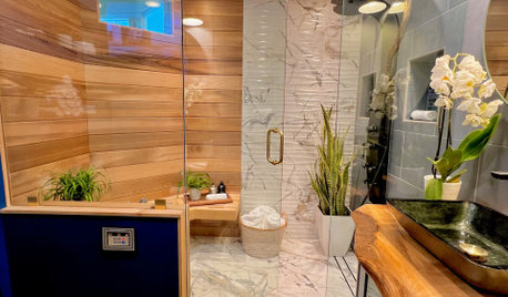 Bathroom of the Week: Stylish Spa Retreat With a Real Sauna