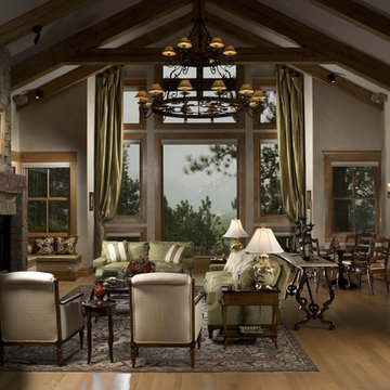 Rustic Elegance - Log Siding & Timber Home