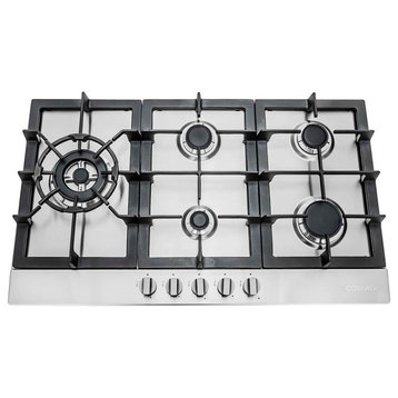 Cosmo 30" Pro Style Gas Cooktop With 5 Burners