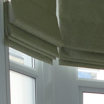 Roman Blinds for Bay window