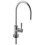 Westbrass - Contemporary 11" Cold Water Dispenser In Polished Nickel - The Westbrass Contemporary, 11 in. pure water dispenser with single handle, 1/4-turn ceramic disc,  is a stylish and functional addition to any kitchen. Hook up to a water filter, instant water chiller or even directly to your cold tap to provide a simple, easy-to-use water delivery system. Available in a variety of decorative finishes, this item is sure to complement your existing fixtures.
