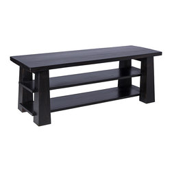 "Kyusai" Entryway Bench - COLOR: Ebony - Accent And Storage Benches