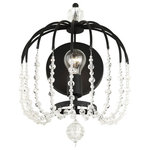 Varaluz - Varaluz-343W01MB-One Light Wall Sconce Havana Gold - Parasol frames meet their crystal crush in this new pendant collection. Umbrella frames, carnival rides and birdcages clearly present in the design. But Continuing the frame lines with crystal is an unusal twist. Glam, coastal and cottage all coalesce together into one pretty, shimmery and airy pendant. Bulbs Not Included, Number of Bulbs:1, Max Wattage: 60.00 Bulbs Not Included, Number of Bulbs:1, Max Wattage: 60.00, Bulb Type: Candelabra, Power Source: Hardwire