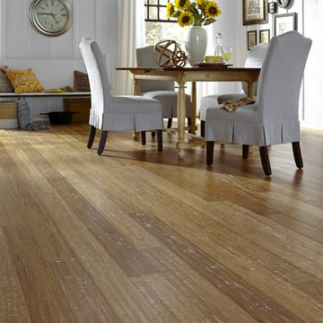 Morning Star Click- 1/2" x 5" Xindi Click Strand Handscraped Bamboo Flooring