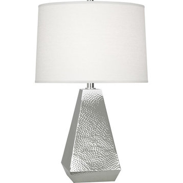 Robert Abbey Dal 1 Light 25" Table Lamp, Polished Nickel - S9872