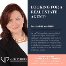 ARISA VOLDMAN, LICENSED REAL ESTATE SALESPERSON, Call/Text 516-448-9623