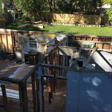 2nd story addition + Sunroom addition