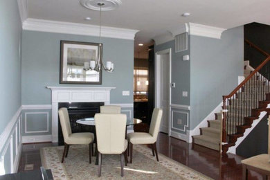 Inspiration for a contemporary dining room remodel in DC Metro