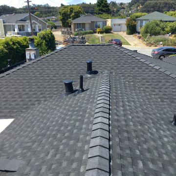 Black Asphalt Roof Project