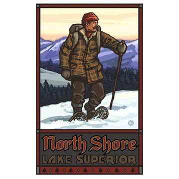 Paul A. Lanquist North Shore Lake Minnesota Superior Art Print, 12"x18"