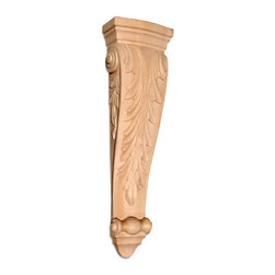 Inviting Home Inc. - Portland Large Wood Corbel, Cherry - Corbels