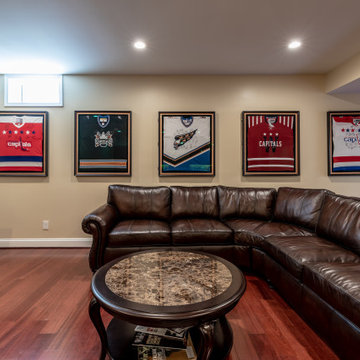 Amazing Basement Remodel, with Irresistible Wine Cellar in Ashburn VA