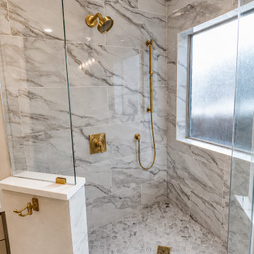 McKinney TX - Tub to Walk-in Shower Conversion