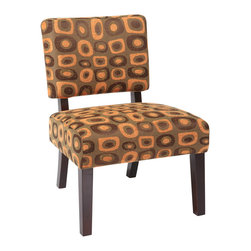 Twilight Rust Accent Chair - Avenue Six Jasmine Accent Chair - Armchairs And Accent Chairs