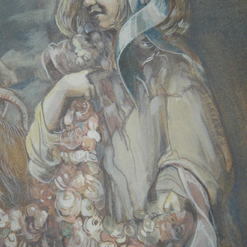 French Mantel wall mural