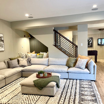 Urban Escape - Modern Open-Concept Sports Den