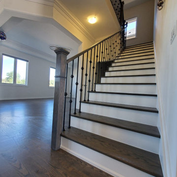 Hardwood Flooring Installing and Refinishing + Staircase Refinishing (Whitby)