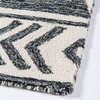 Momeni Mallorca Wool Hand Hooked Charcoal Area Rug 8'x10'