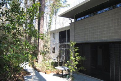 Contemporary exterior home idea in Raleigh